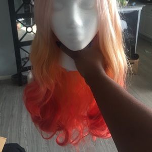 Synthetic non lace wig